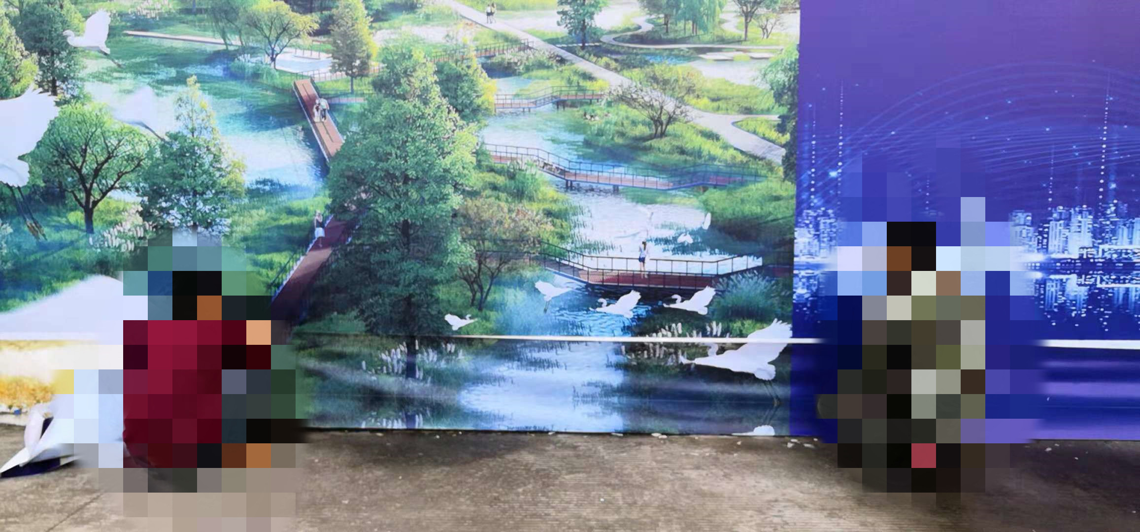 防城港市埠上桃源外围地产形象包装广告